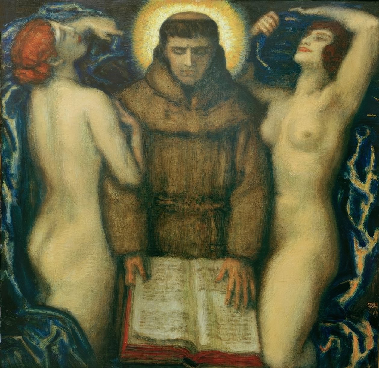 La tentation de saint Antoine - Franz von Stuck