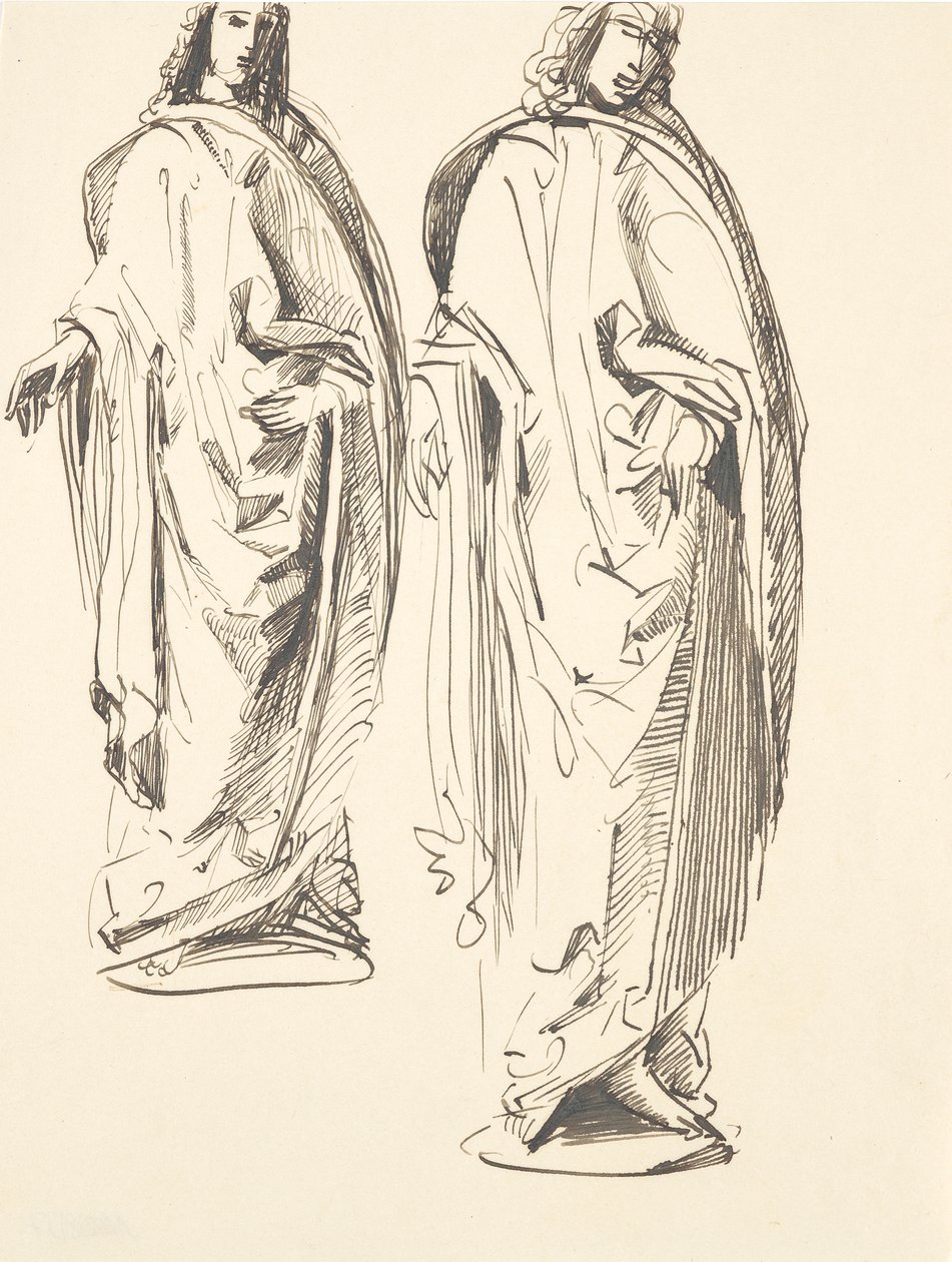 Deux esquisses pour Saint Jean - Franz Barwig d. Ä.