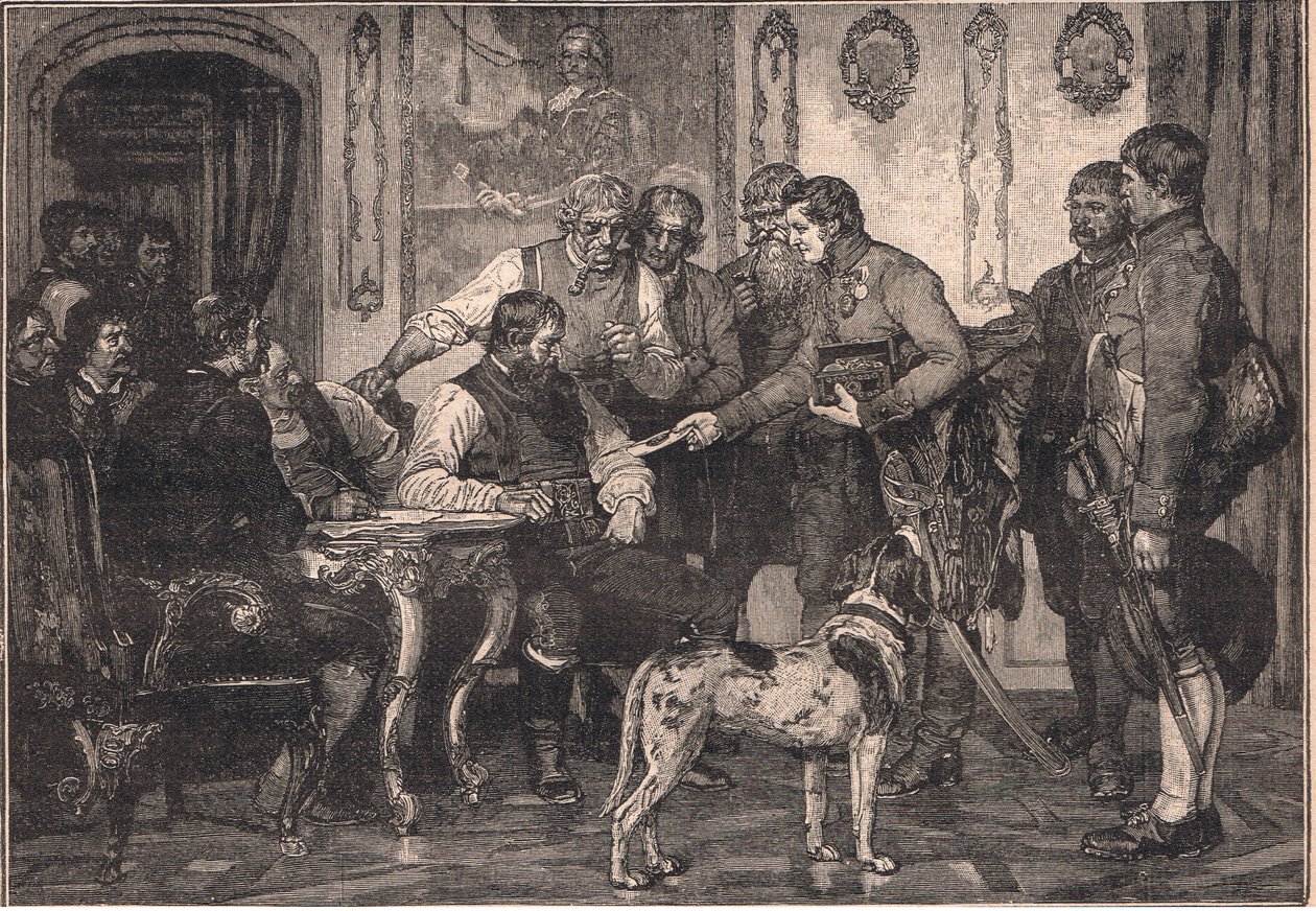 Andrew Hofer nommé gouverneur du Tyrol en 1809 - Franz Defregger