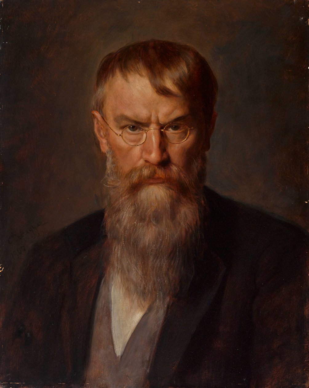 Portrait de Franz von Lenbach 1836-1904, 1907 - Franz Defregger von