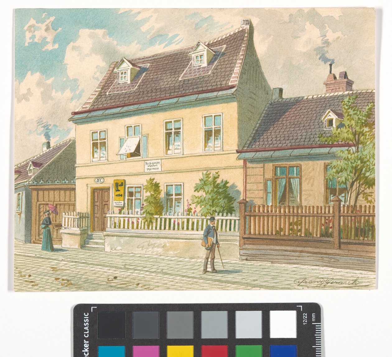 19e arrondissement, Gymnasiumstraße 87 - maison et lieu de décès de Josef Lanner - Franz Gerasch