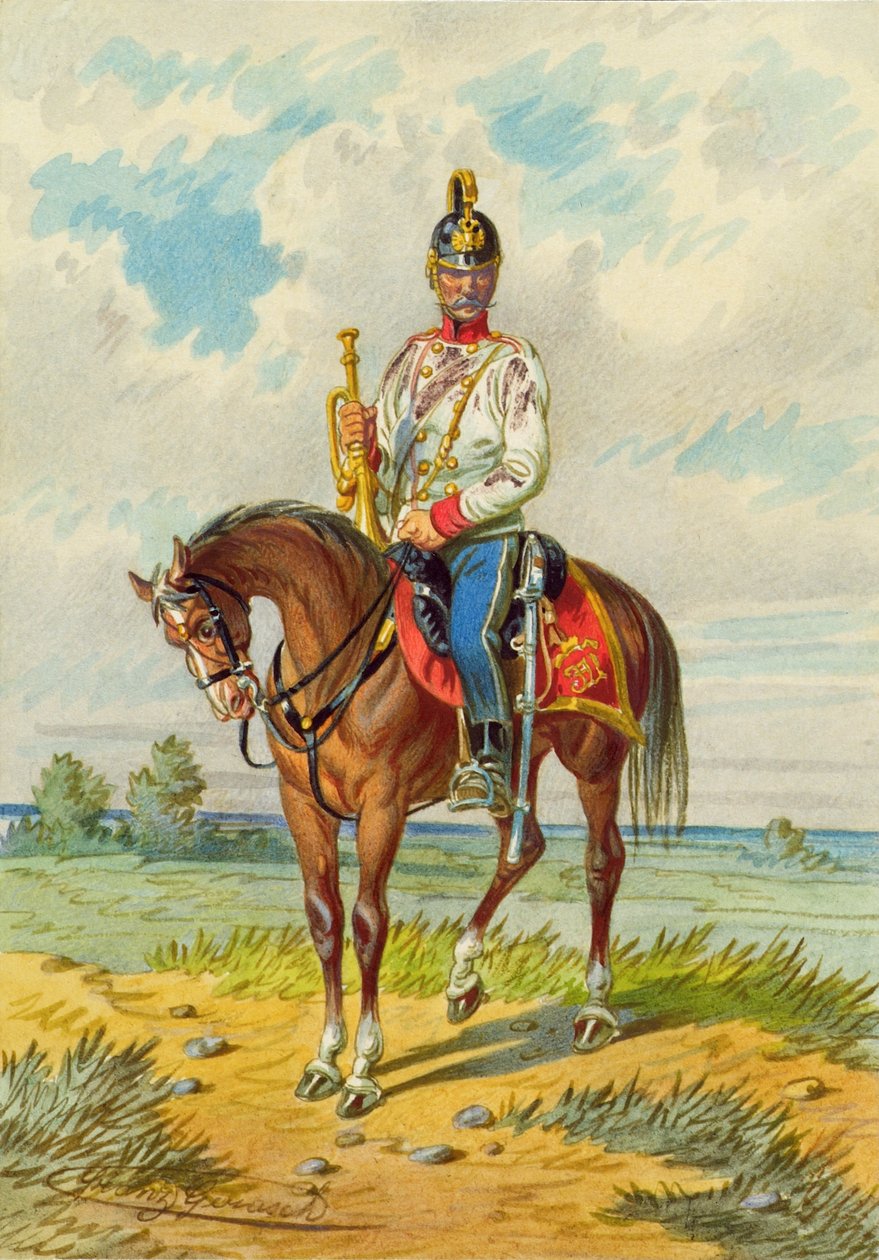 Soldat à cheval - Franz Gerasch