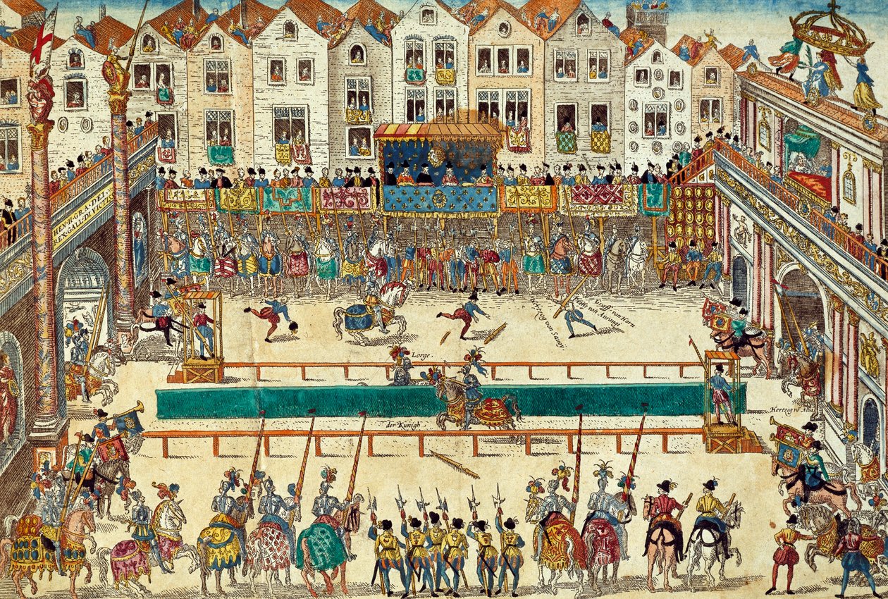 Henri II de France mortellement blessé, 30 juin - Franz Hogenberg