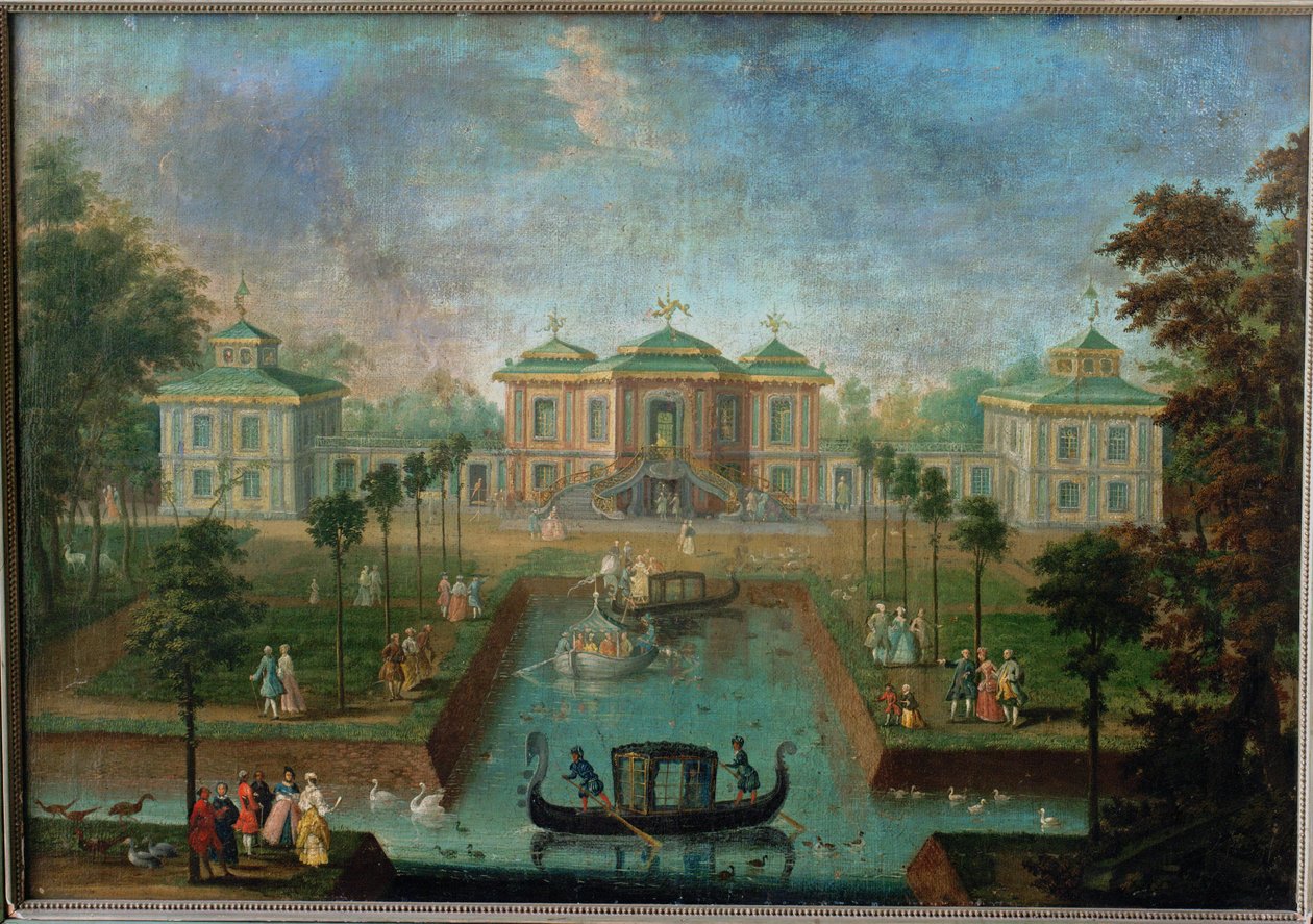 Vie de cour dans le parc du château d