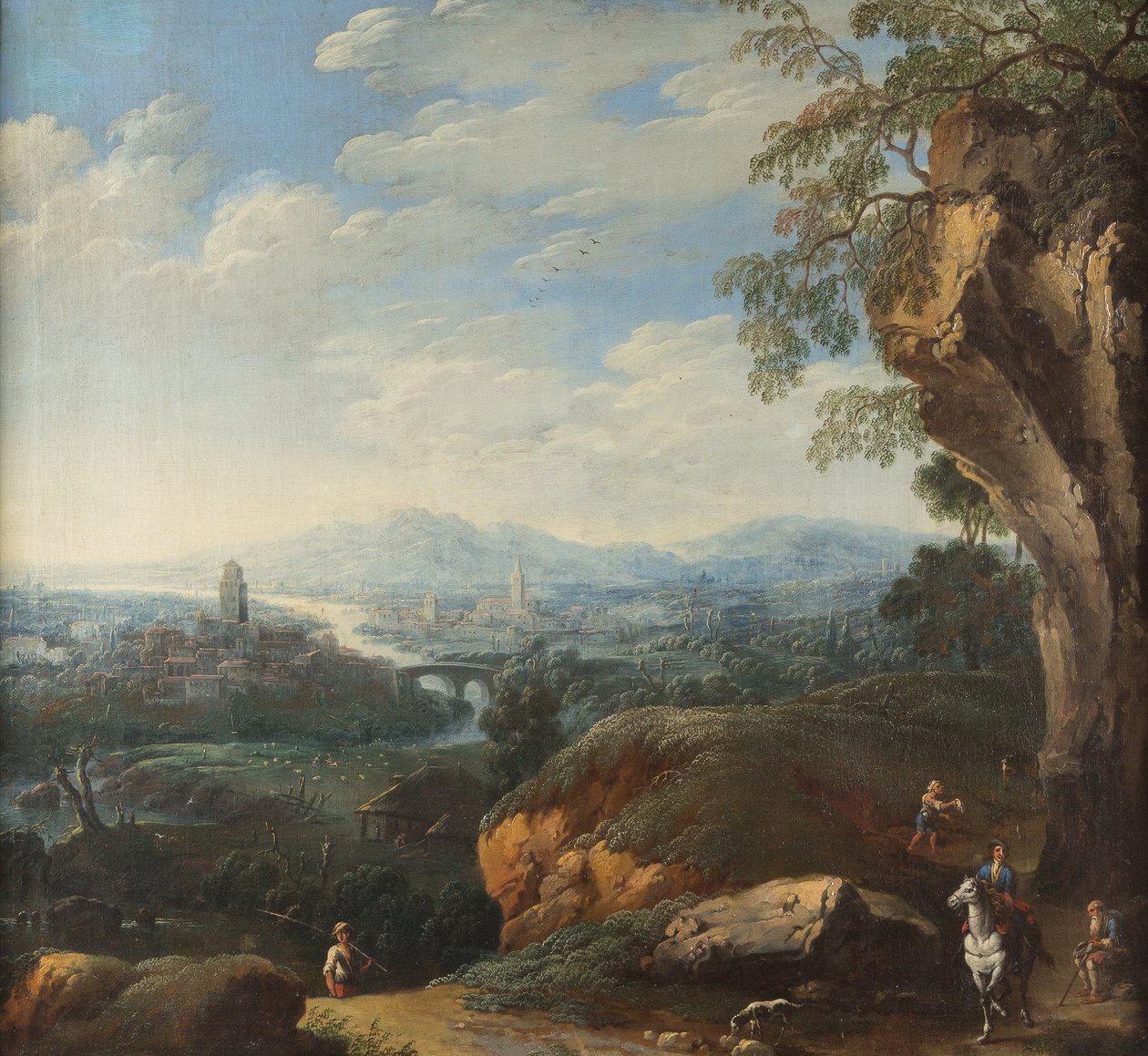 Franz Joachim Beich Paysage imaginaire méridional - Franz Joachim Beich