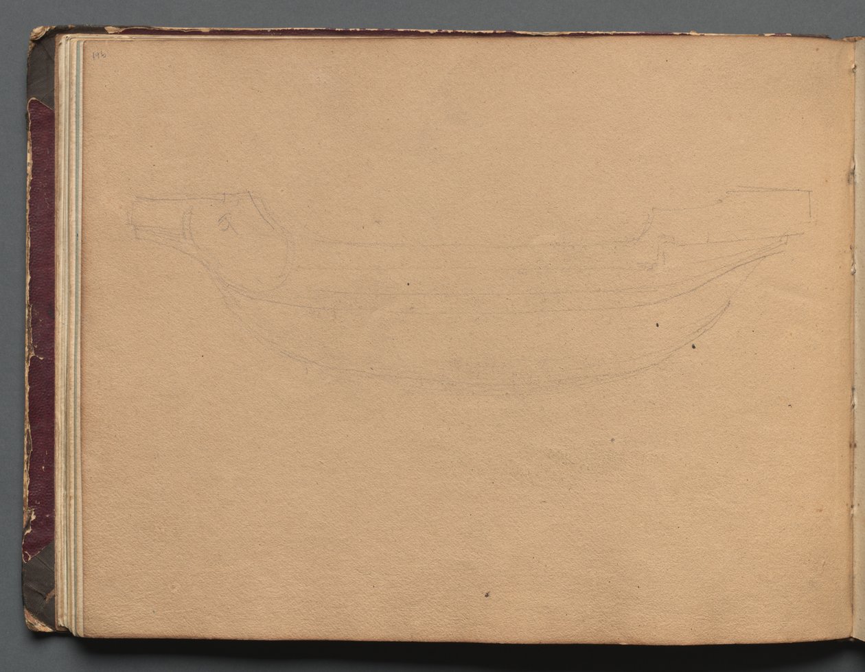 Album avec des vues de Rome et des environs, études de paysages, page 19b : Croquis d