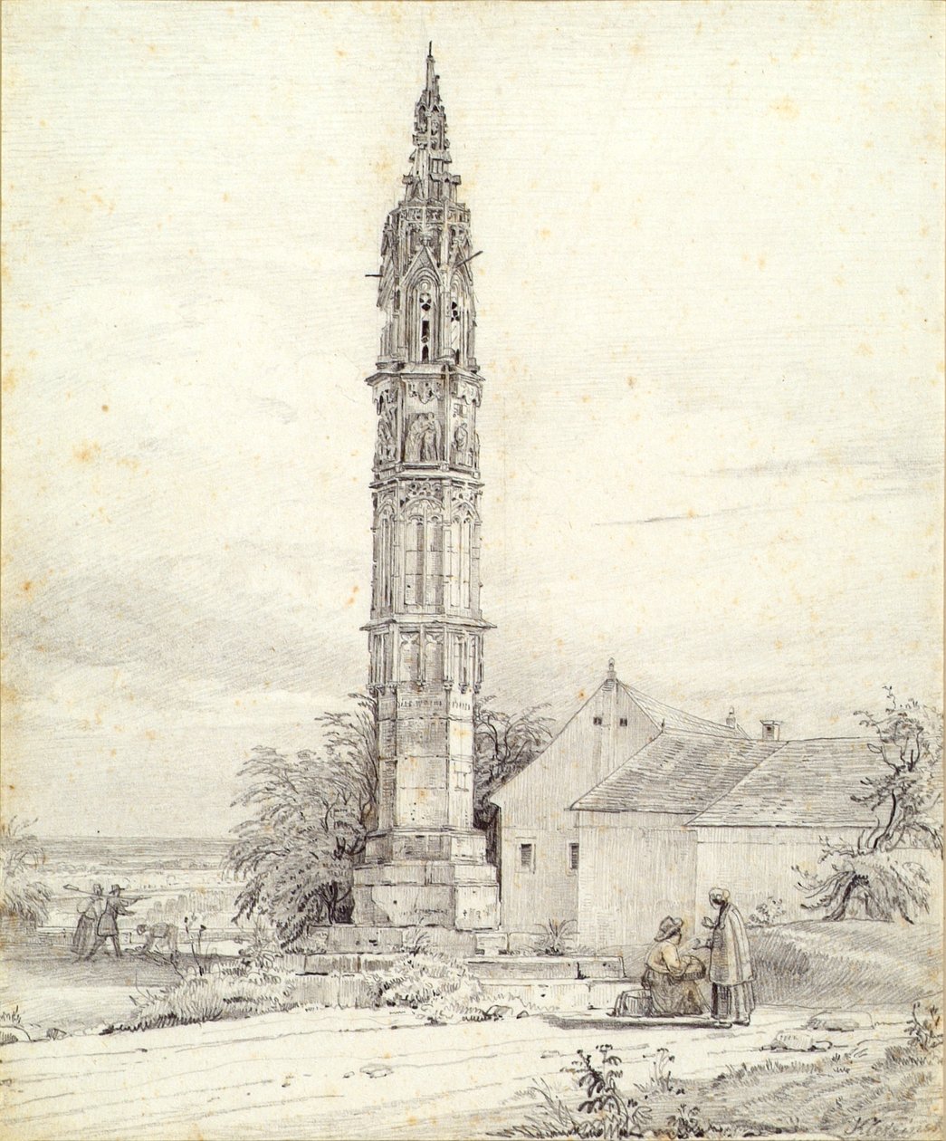 La "Lumière éternelle", la colonne de la peste, à Klosterneuburg - Franz Kletzinsky