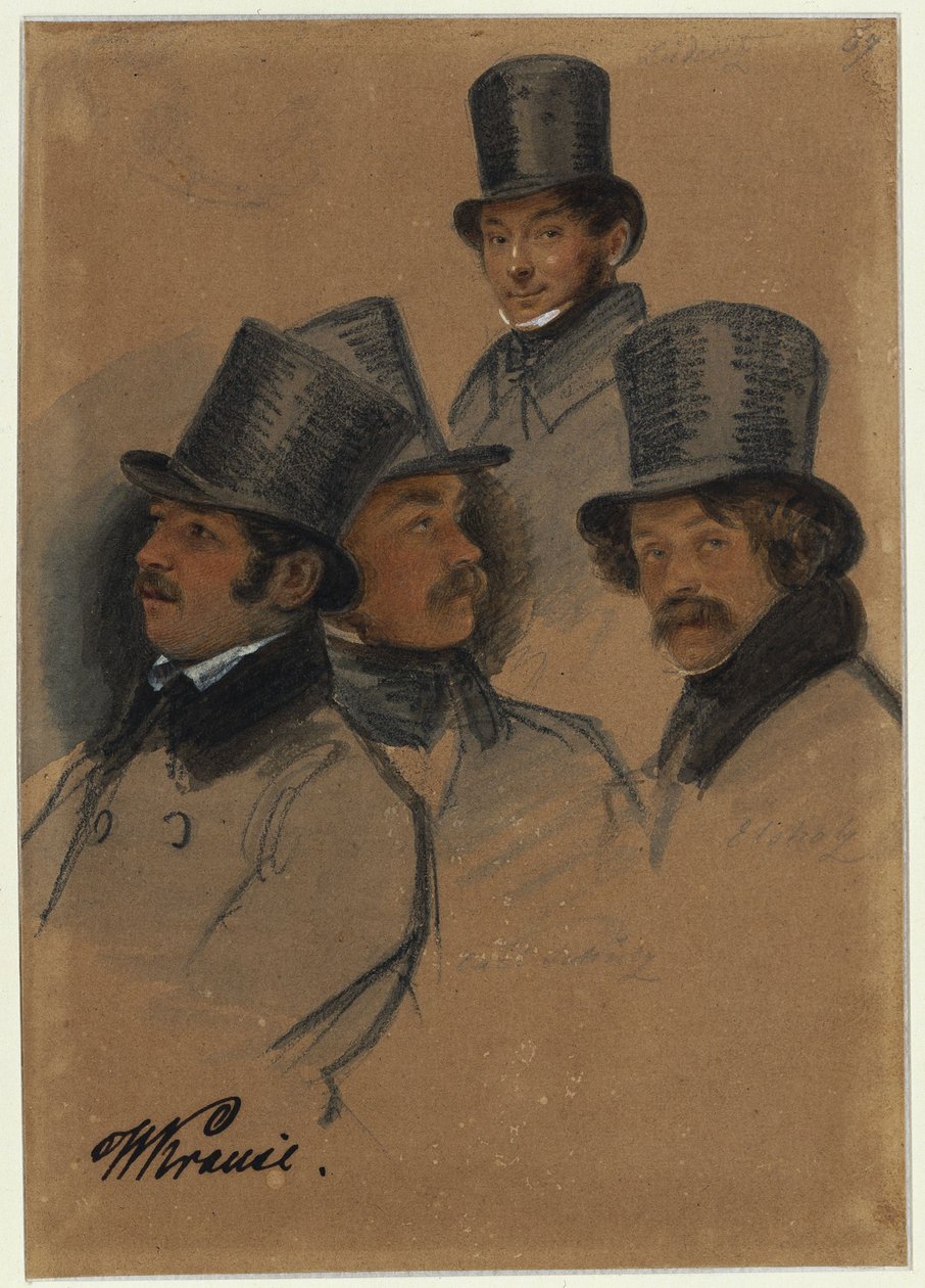 Ludwig Elsholtz, Wilhelm Krause, Karl Friedrich G. Lüderitz, Karl Friedrich Schulz - Franz Krüger