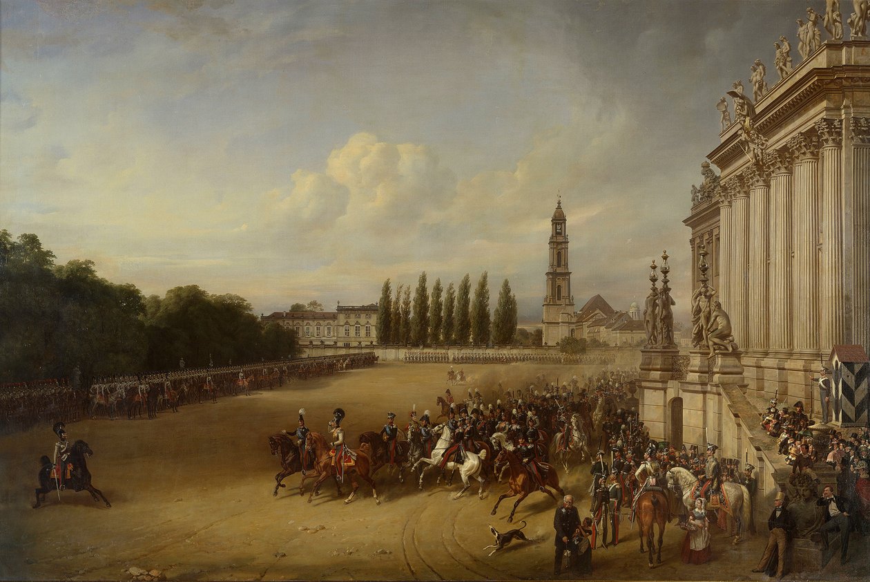 Parade à Potsdam en l