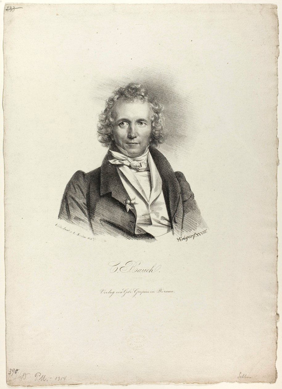 Portrait du sculpteur Rauch - Franz Krüger