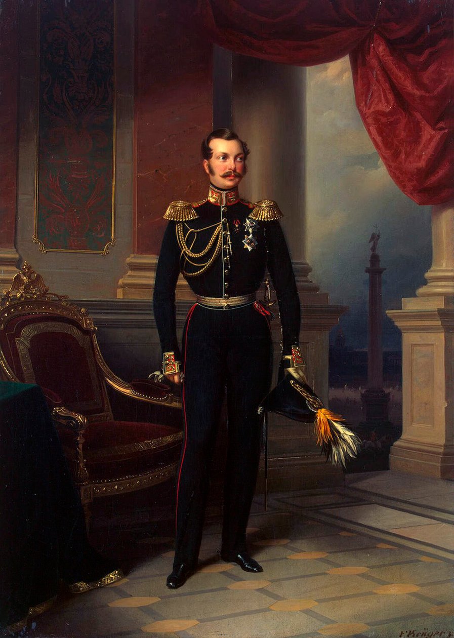 Portrait du prince héritier Alexandre Nikolaïevitch - Franz Kruguer