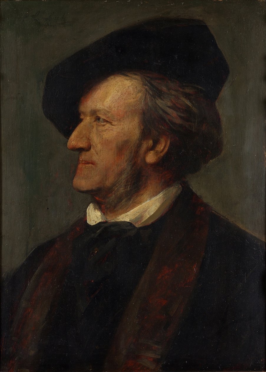 Portrait du compositeur Richard Wagner - Franz von Lenbach