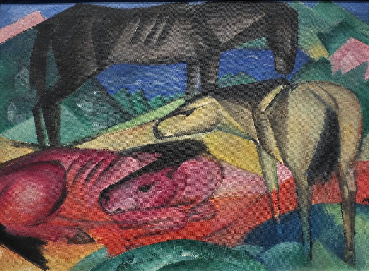 1913 Franz Marc Trois chevaux II - Franz Marc