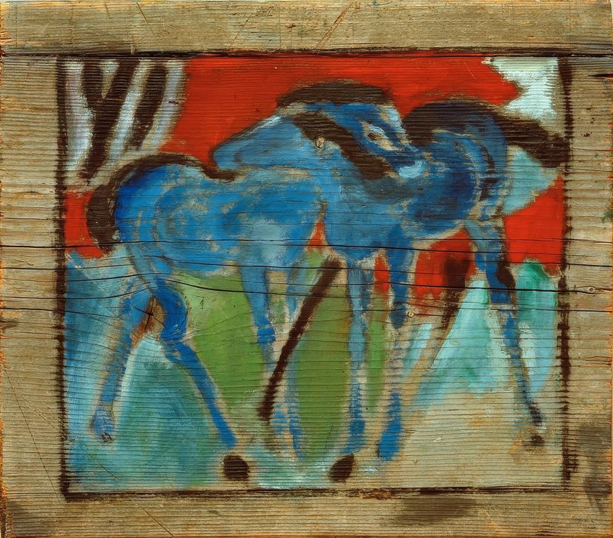 Poulains bleus - Franz Marc