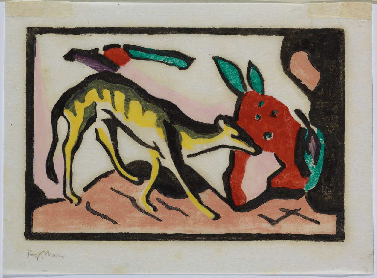 Créature fabuleuse - Franz Marc
