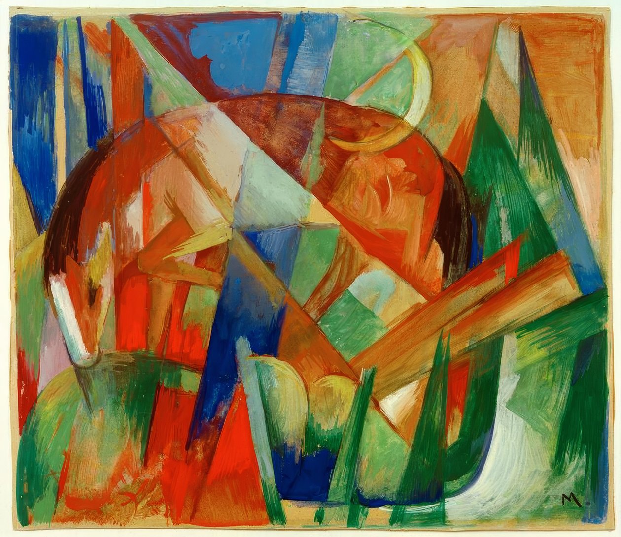 Créature fabuleuse II (Cheval) - Franz Marc