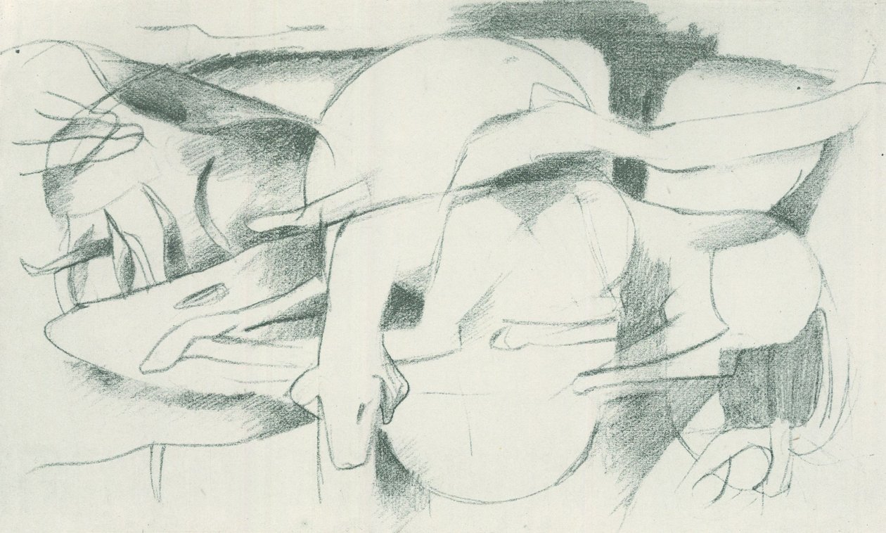 Franz Marc - Carnet de croquis pris sur le vif - Feuille 04 - Franz Marc