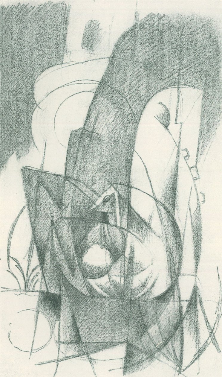 Franz Marc - Carnet de croquis pris sur le vif - Feuille 15 - Franz Marc