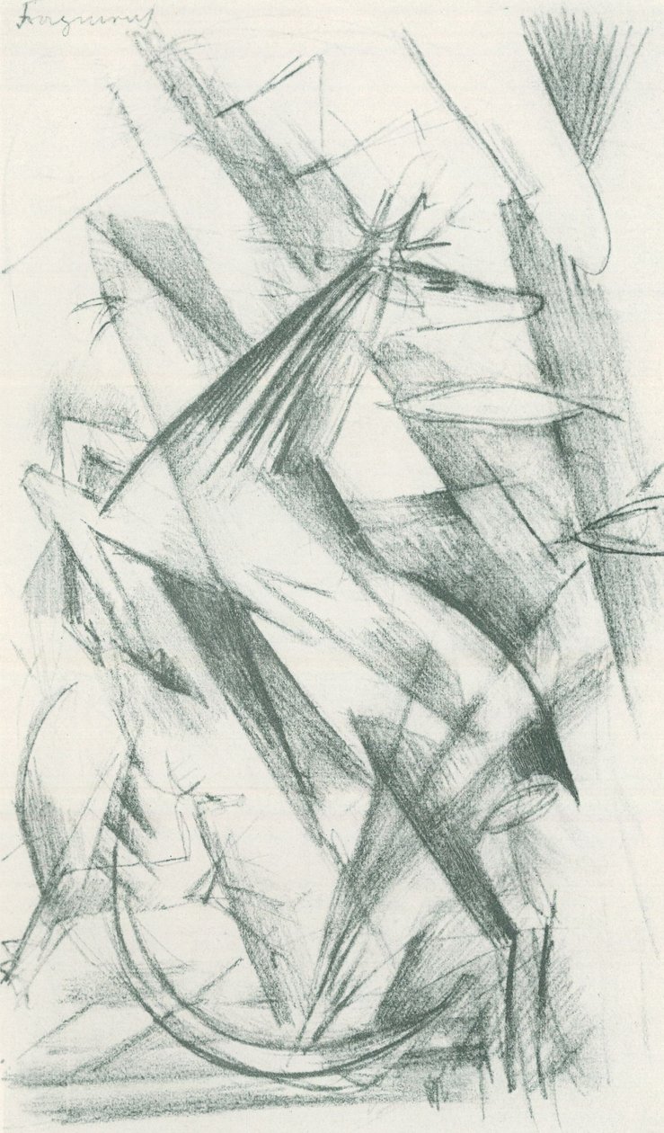 Franz Marc - Carnet de croquis pris sur le vif - Feuille 22 - Franz Marc