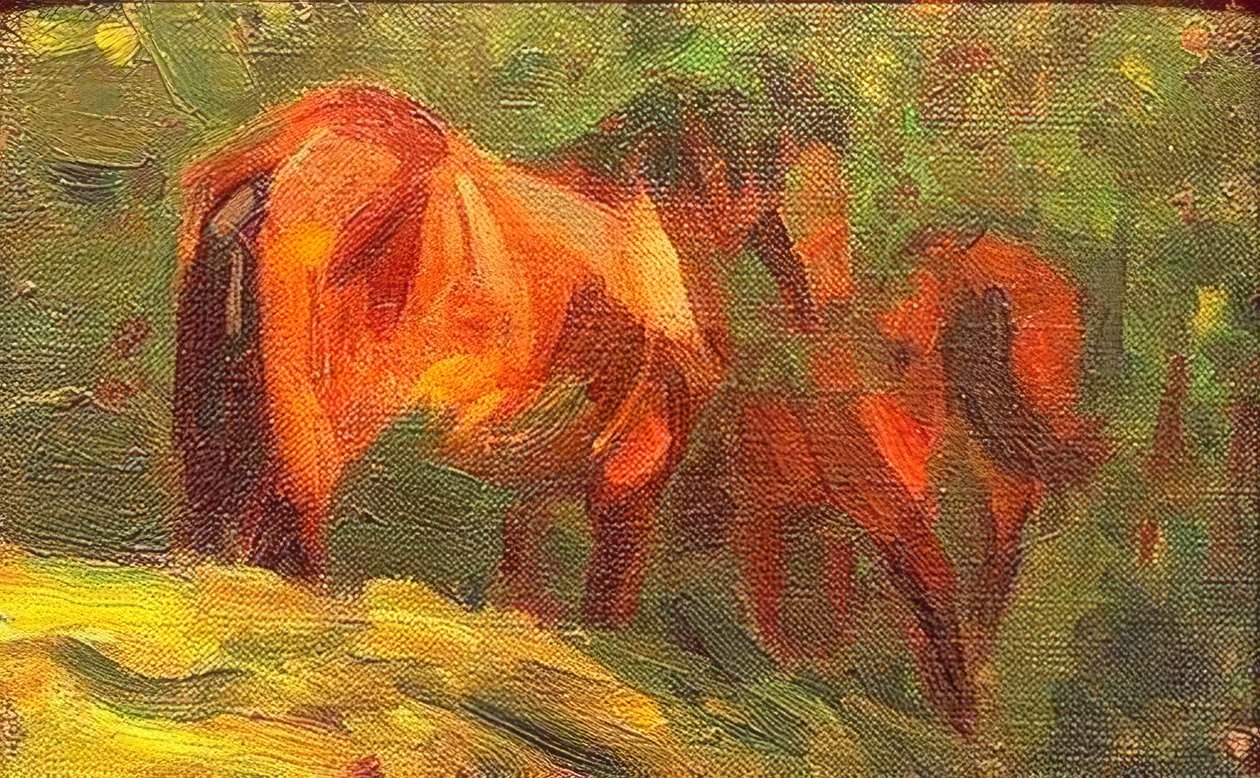 Petite étude de cheval - Franz Marc