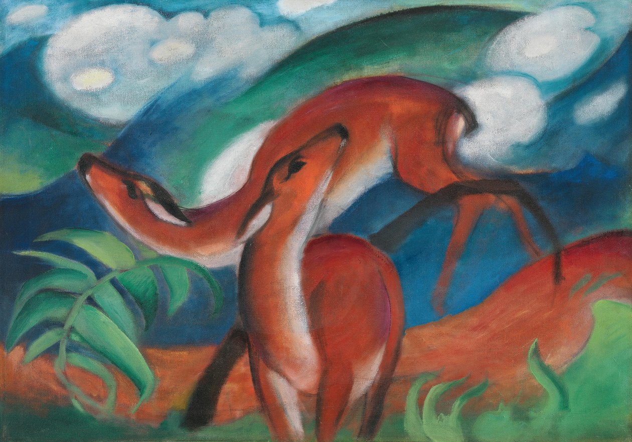 À propos de la Route II - Franz Marc