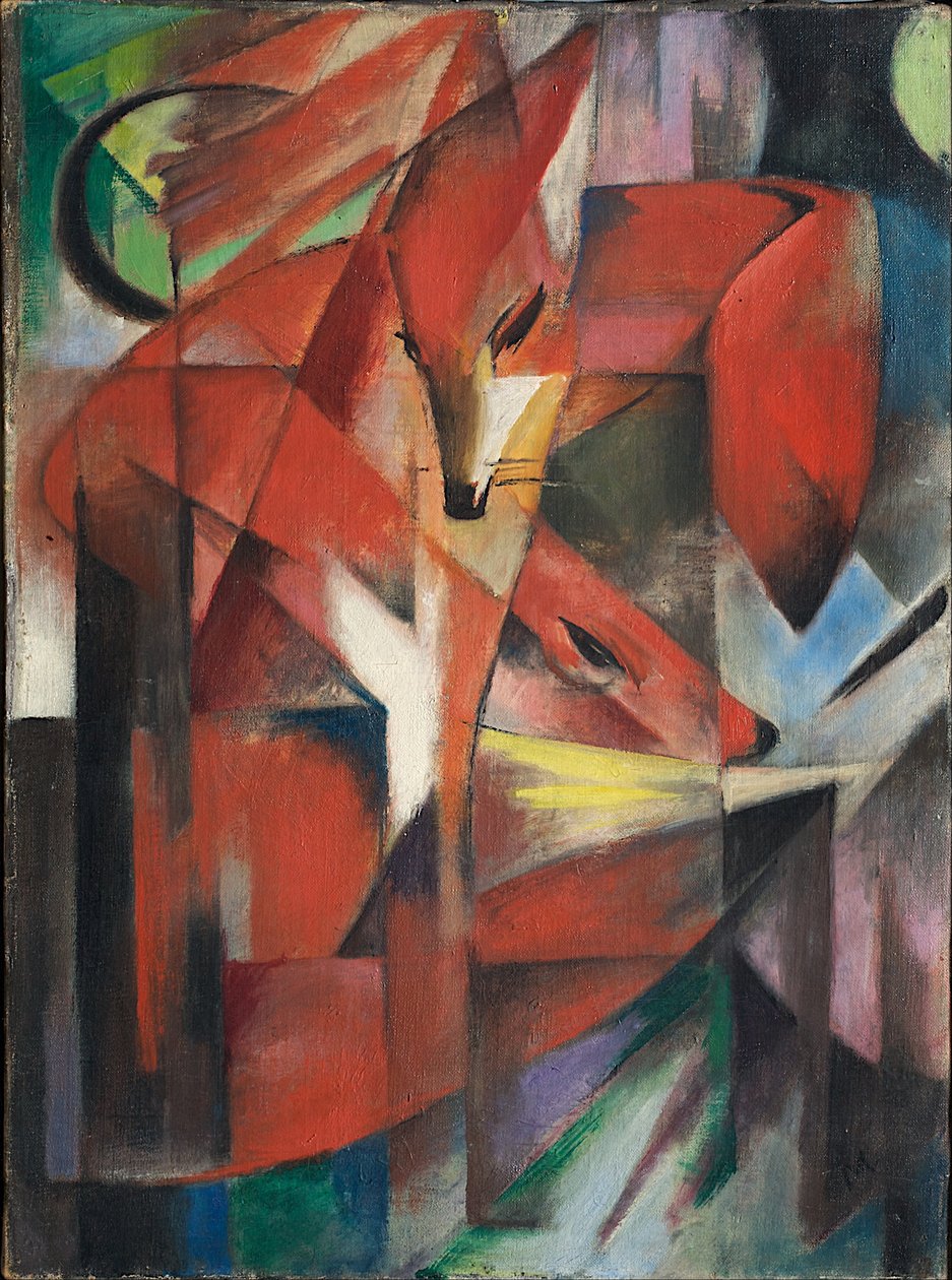 Les Renards - Franz Marc