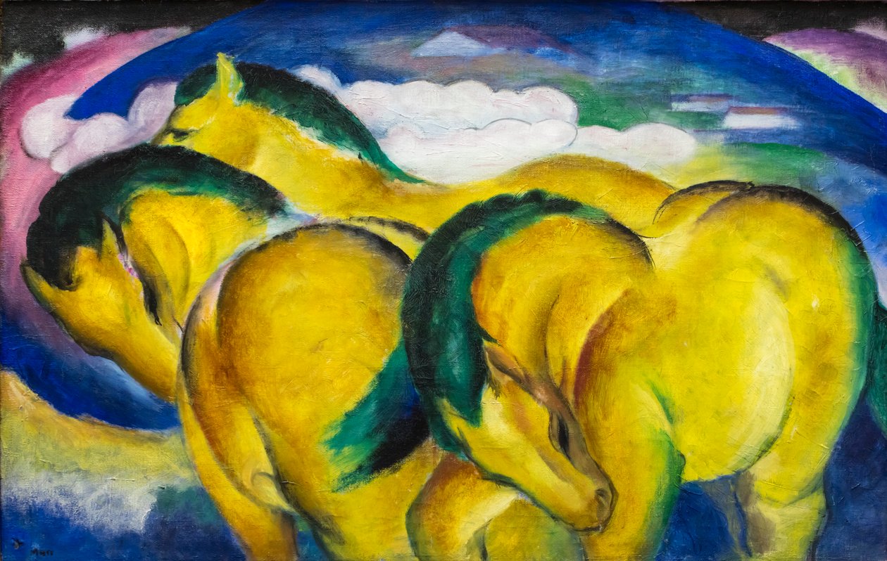 Les petits chevaux jaunes - Franz Marc