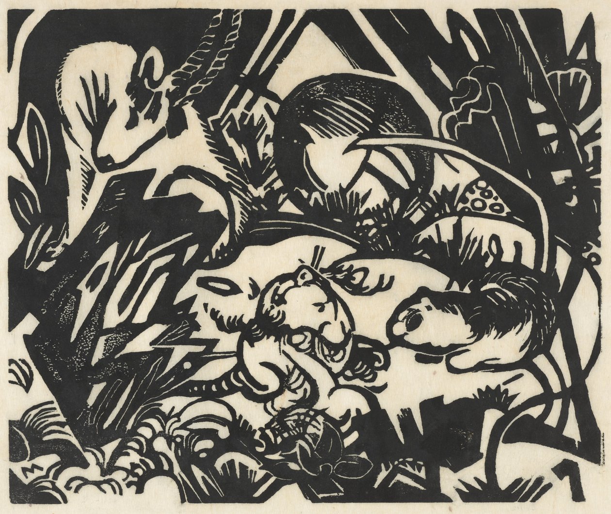 Tierlegende (Légende des animaux) - Franz Marc