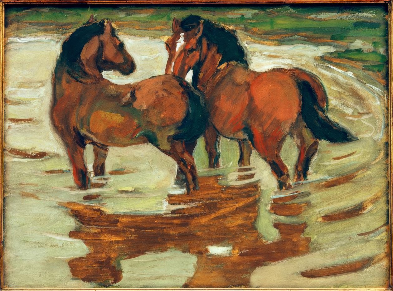 Deux chevaux dans l