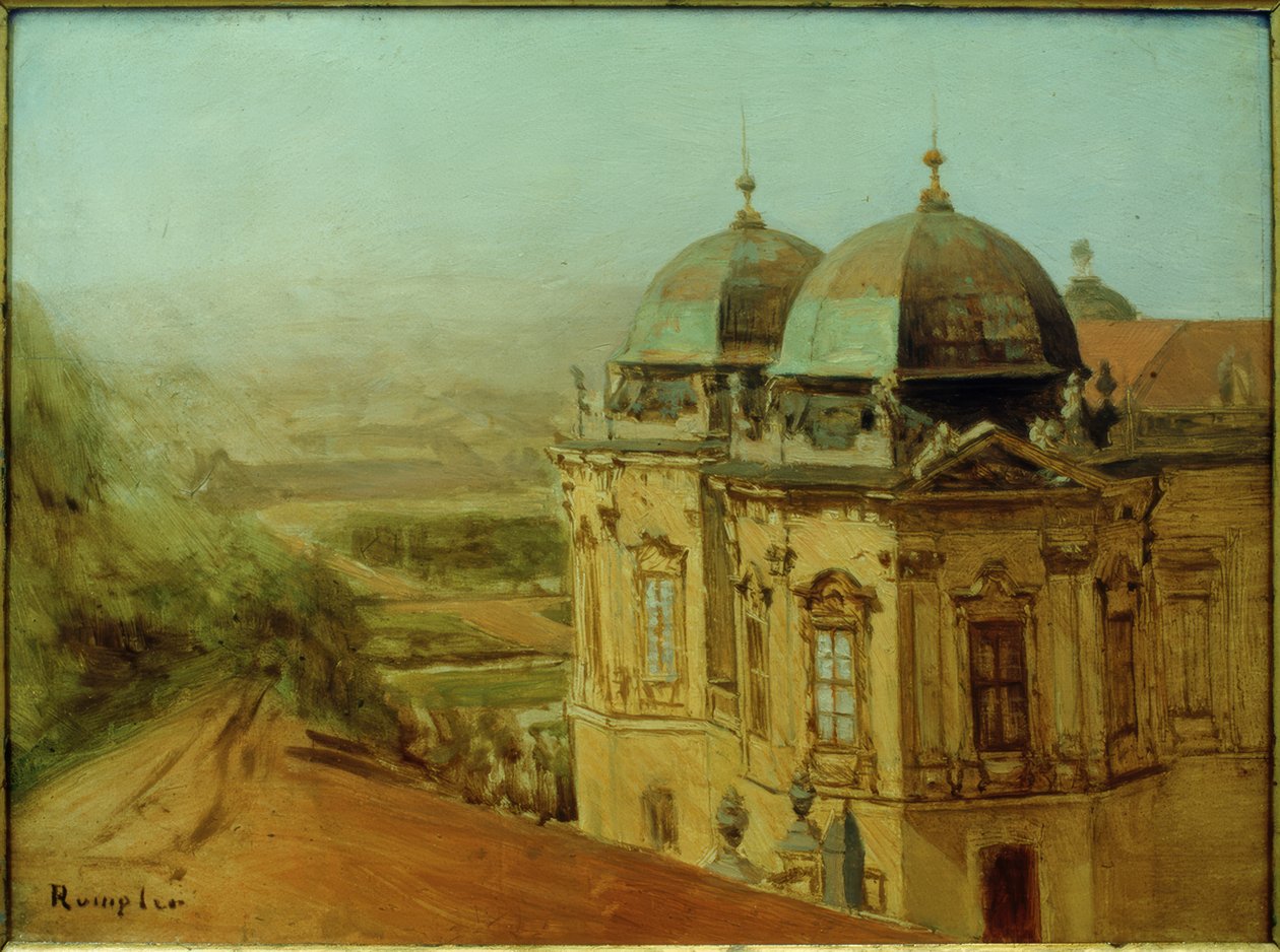 Le Belvédère supérieur à Vienne - Franz Rumpler