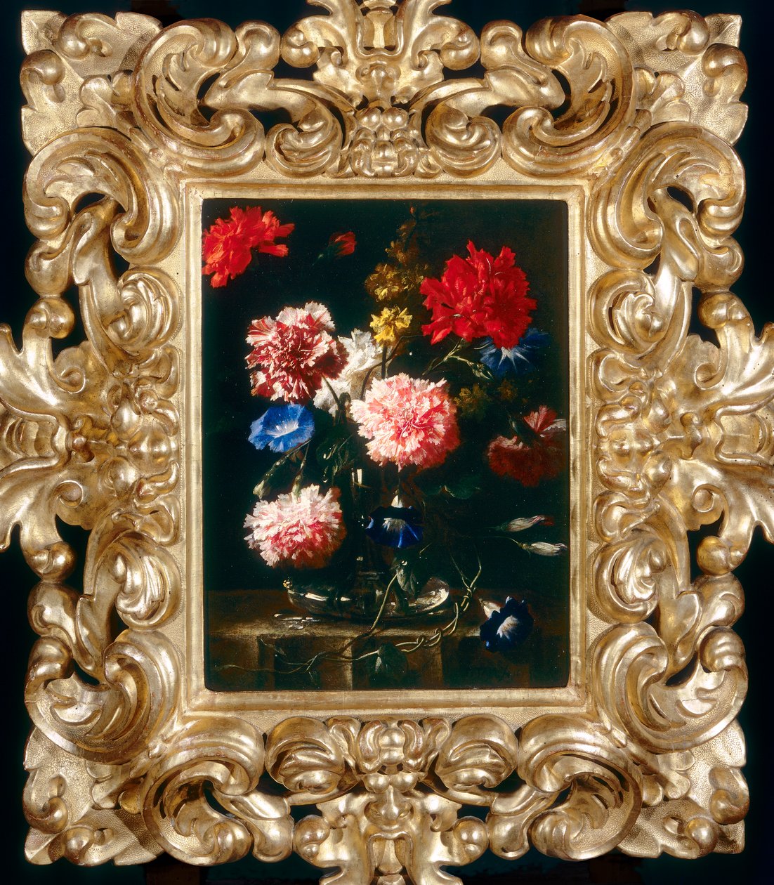 Nature morte avec des fleurs dans un vase en verre - Franz Werner Tamm