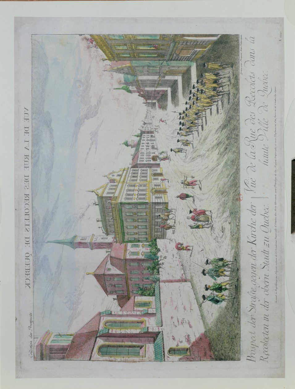 Rue des Récollets, Québec, de 