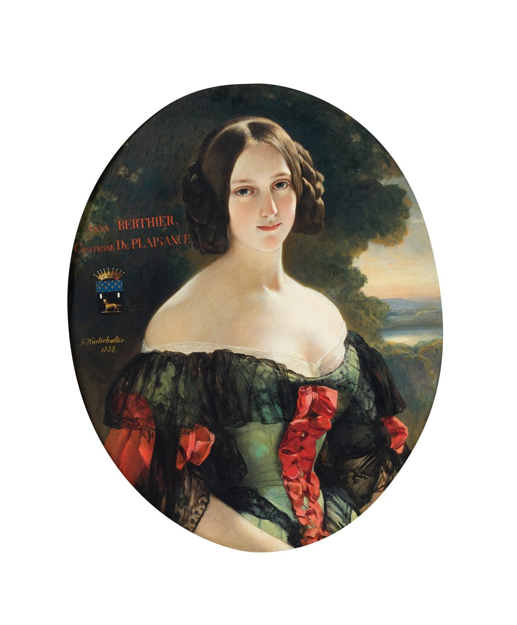 Anne, Comtesse de Plaisance (1815-1878), later Duchesse de Plaisance, née Mlle Bertier de Wagram - Franz Xaver Winterhalter