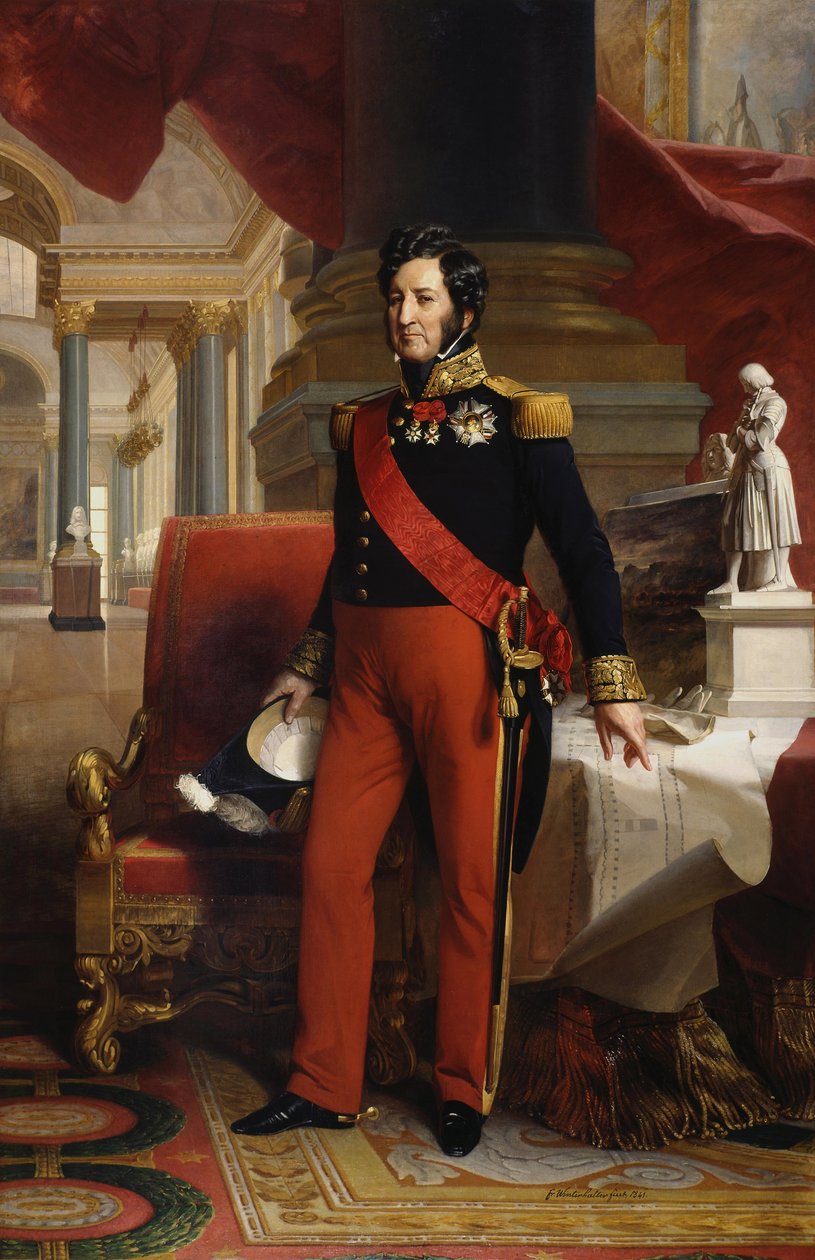 Français :  Louis-Philippe 1er, roi des Français (1773-1850) Louis-Philippe I, roi des Français (1773-1850) - Franz Xaver Winterhalter
