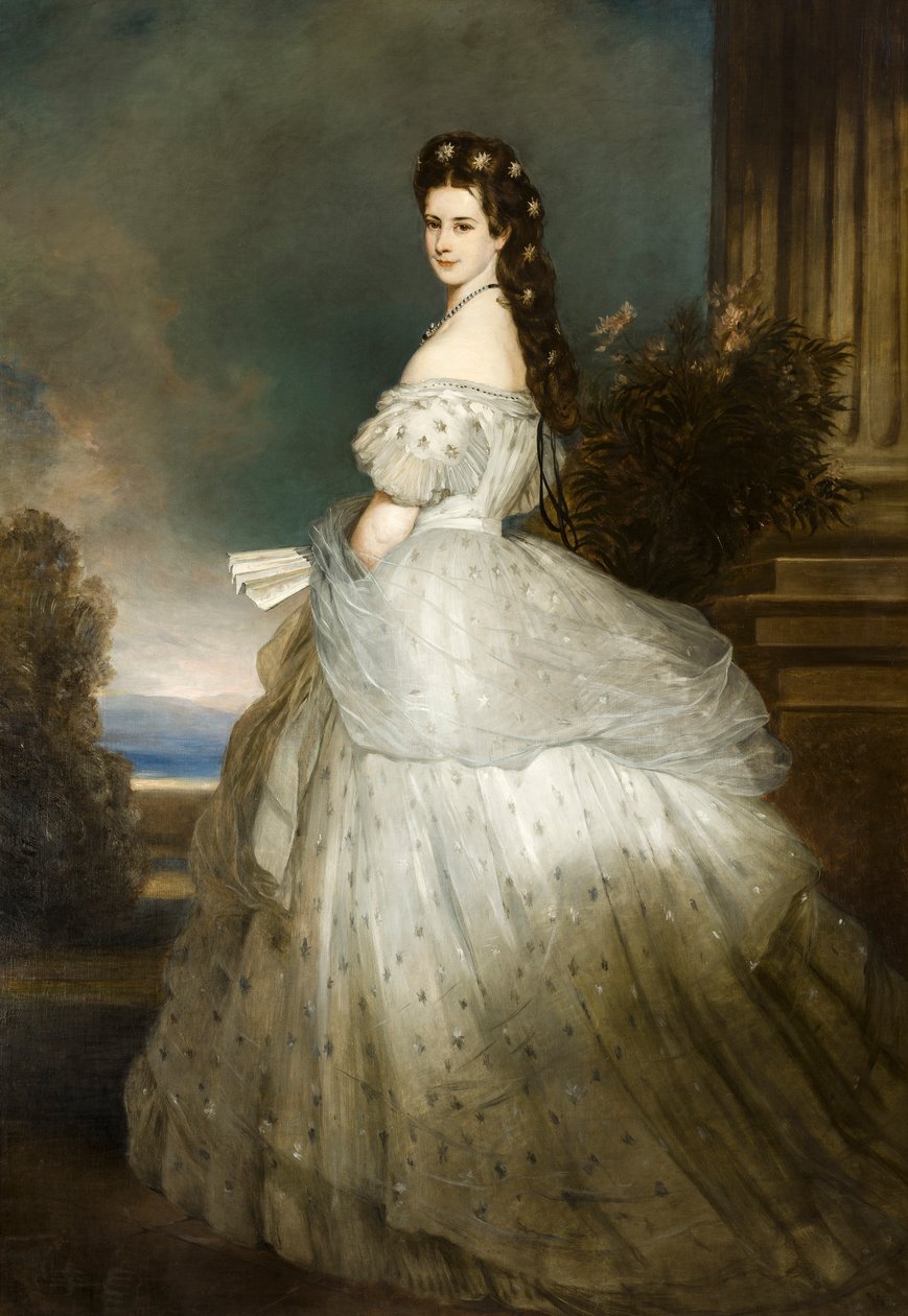 French : Impératrice Elisabeth Empress Elisabeth - Franz Xaver Winterhalter