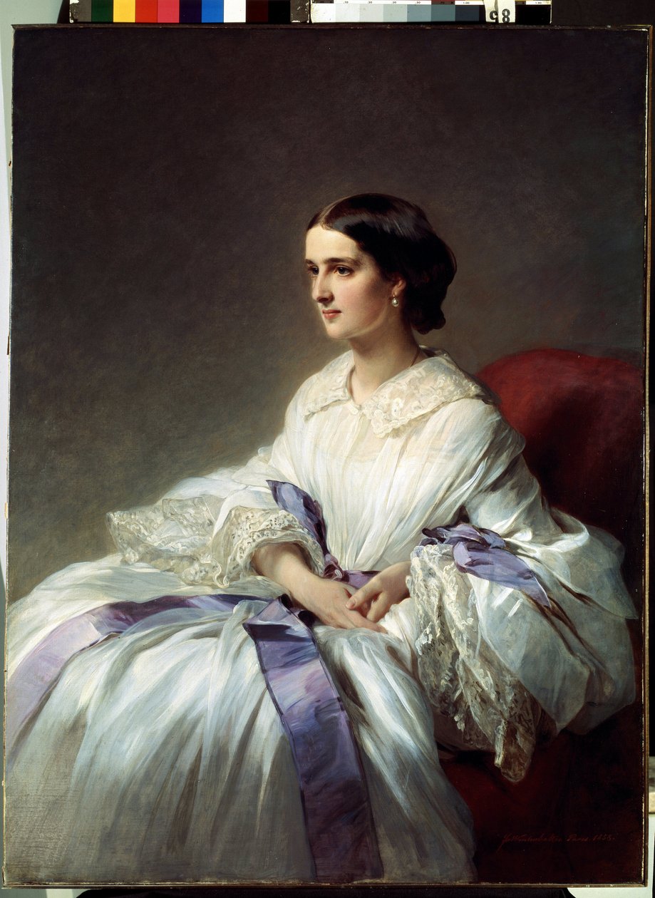 Portrait de la comtesse Olga Shuvalova - Franz Xaver Winterhalter