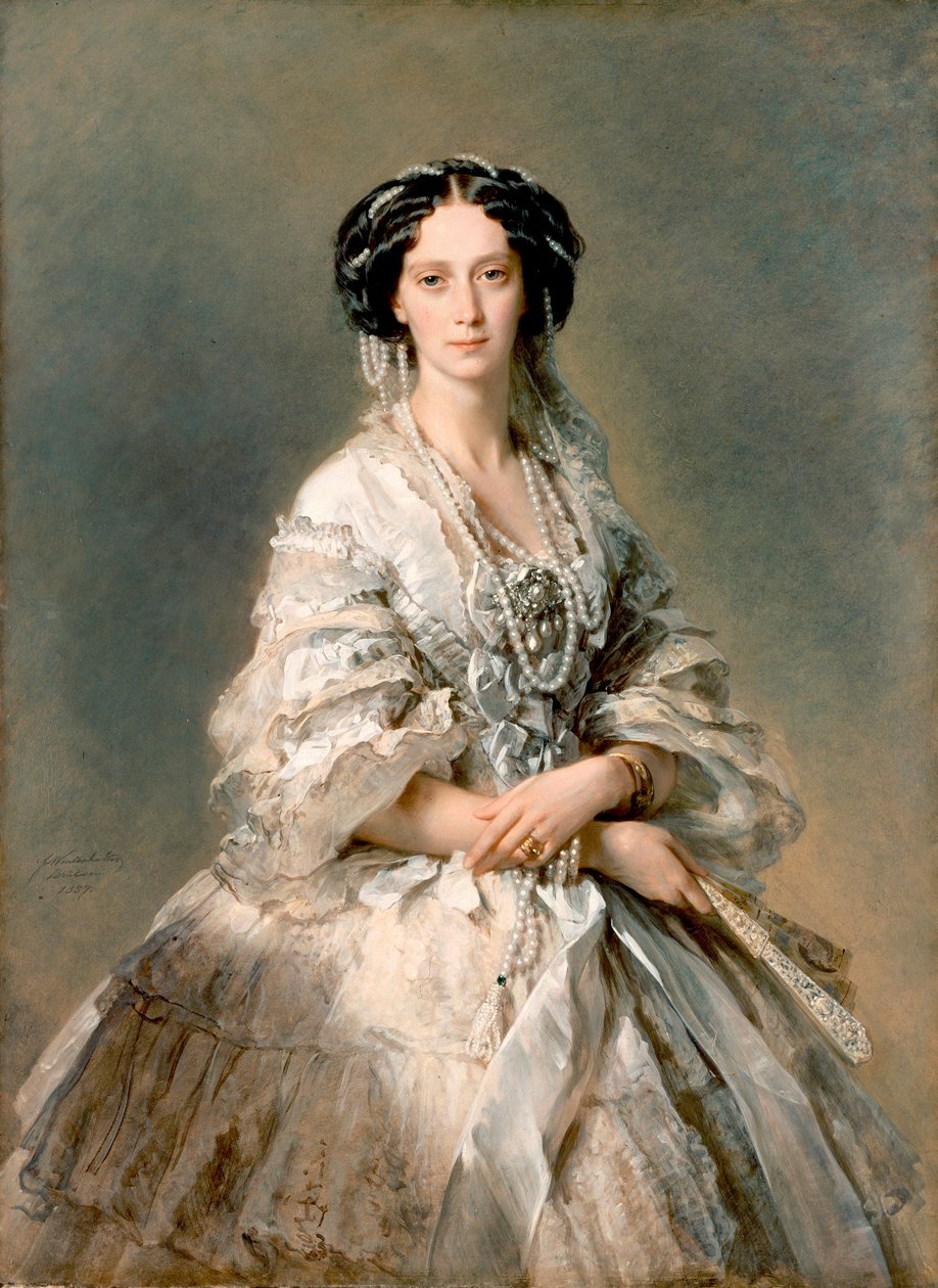 Portrait de Maria Alexandrovna, 1857 - Franz Xaver Winterhalter