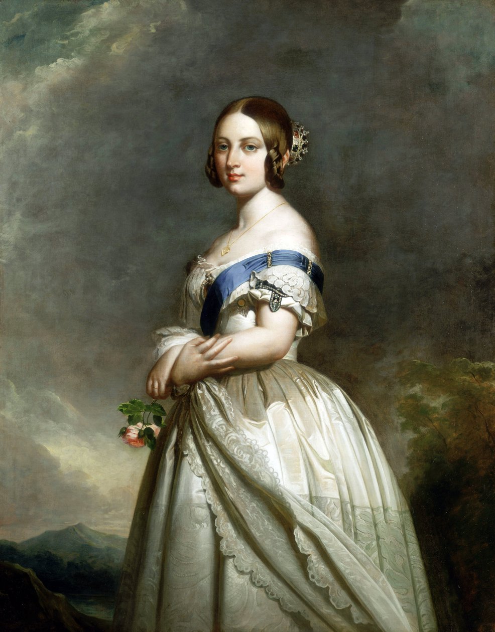 Portrait de la reine Victoria - Franz Xaver Winterhalter