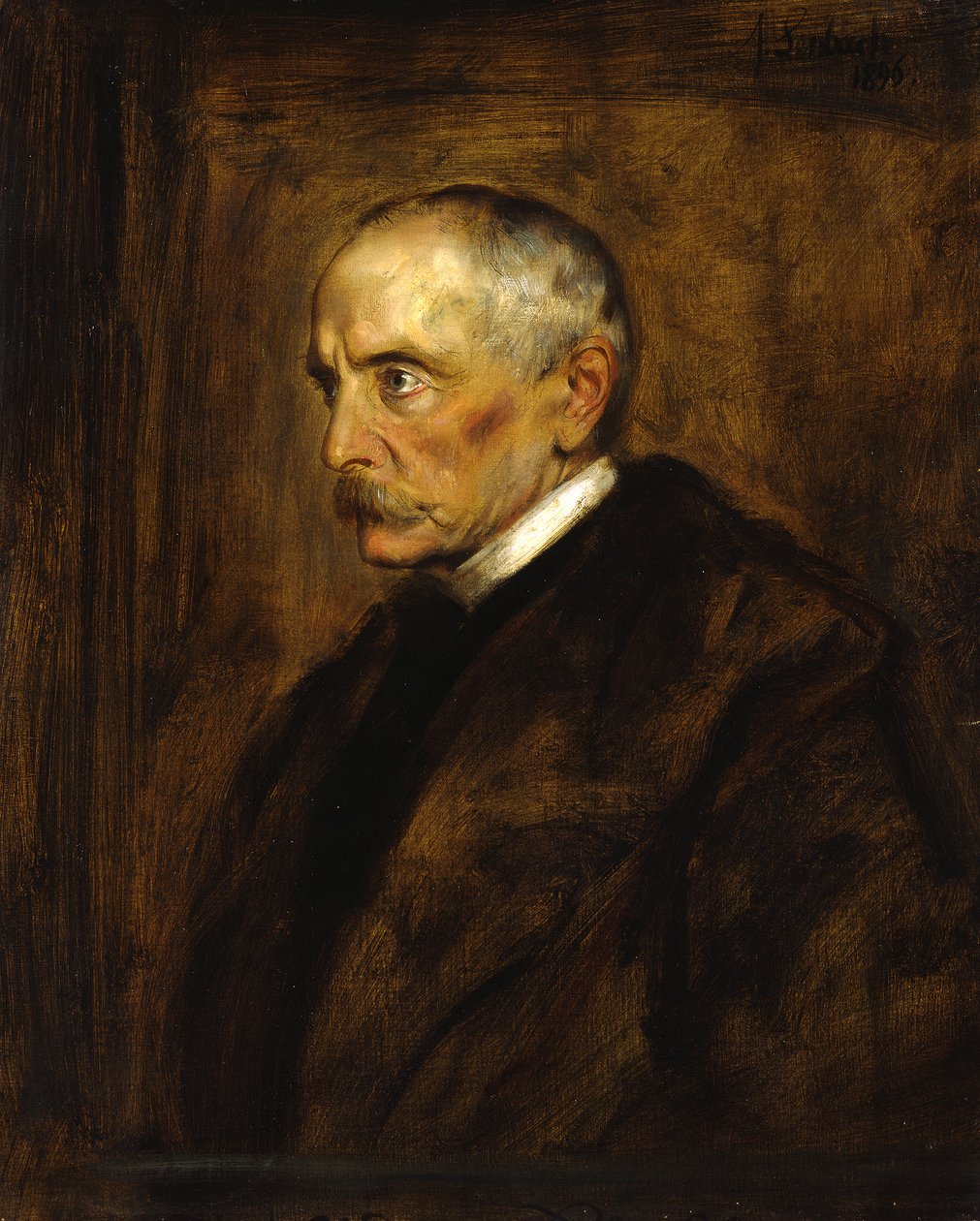 Portrait du chancelier du Reich, le prince de Hohenlohe-Schillingsfürst - Franz von Lenbach