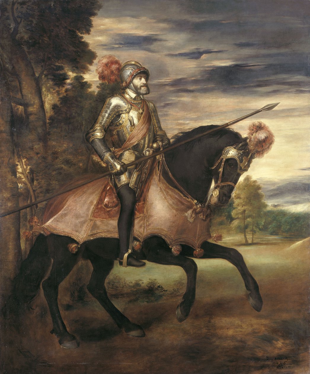 Charles Quint à Mühlberg - Franz von Lenbach