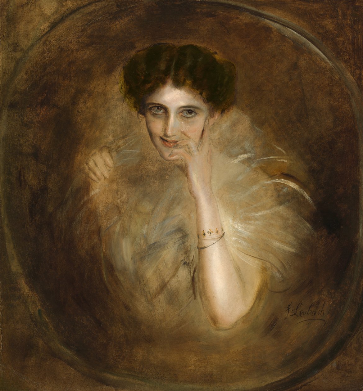 Lady Mary Victoria Leiter Curzon - Franz von Lenbach