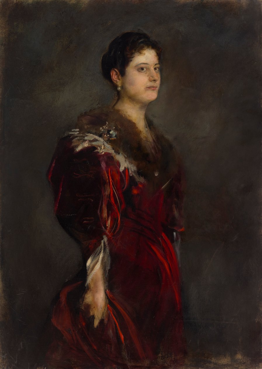 Marie, baronne de Harkány - Franz von Lenbach