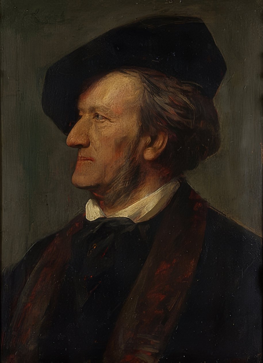 Portrait du compositeur Richard Wagner (1813-1883) - Franz von Lenbach