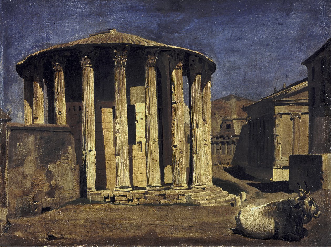 Temple de Vesta à Rome - Franz von Lenbach