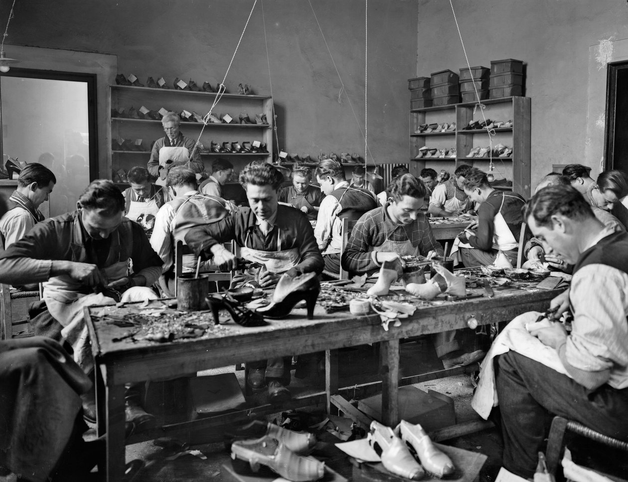 Artisans au travail dans l