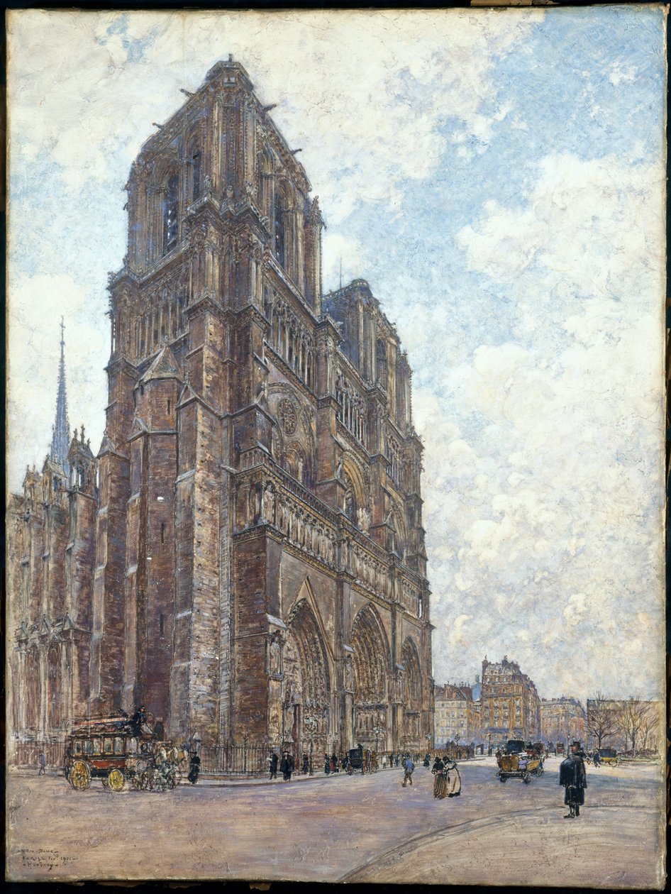 French: Notre-Dame de Paris - Frederic Anatole Houbron