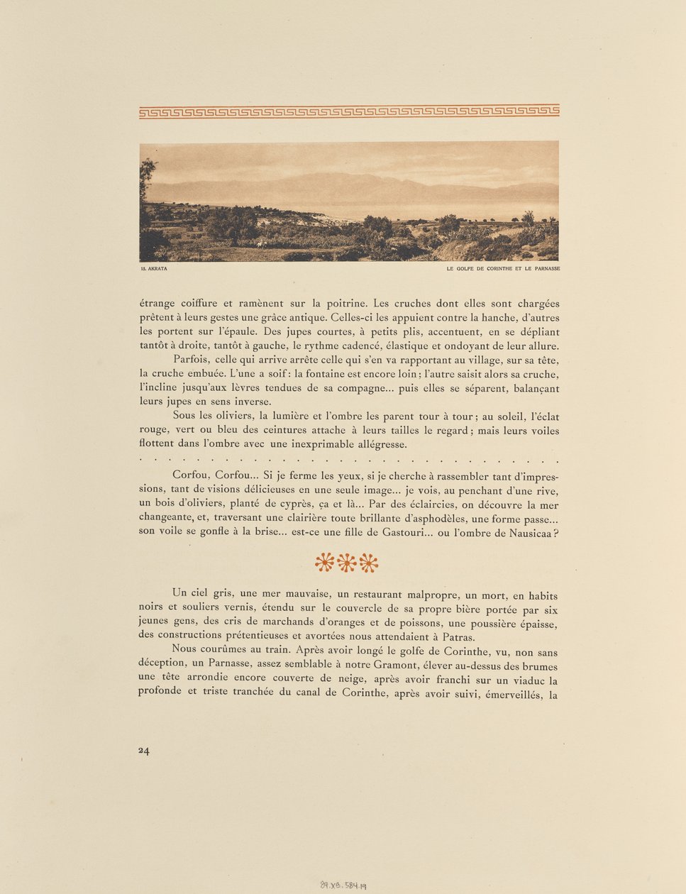 Akrata. Le golfe de Corinthe et le Parnasse - Frédéric Boissonnas