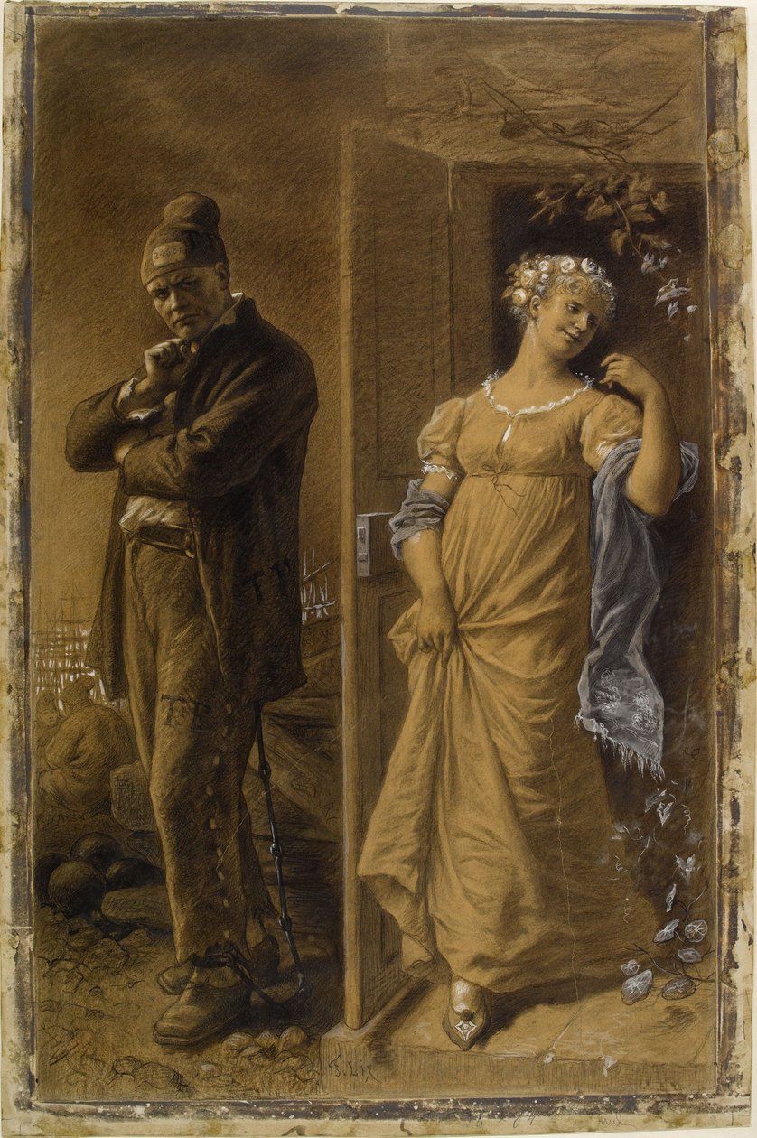Frédéric Lix - Le forçat et la prostituée - Frederic Theodore Lix