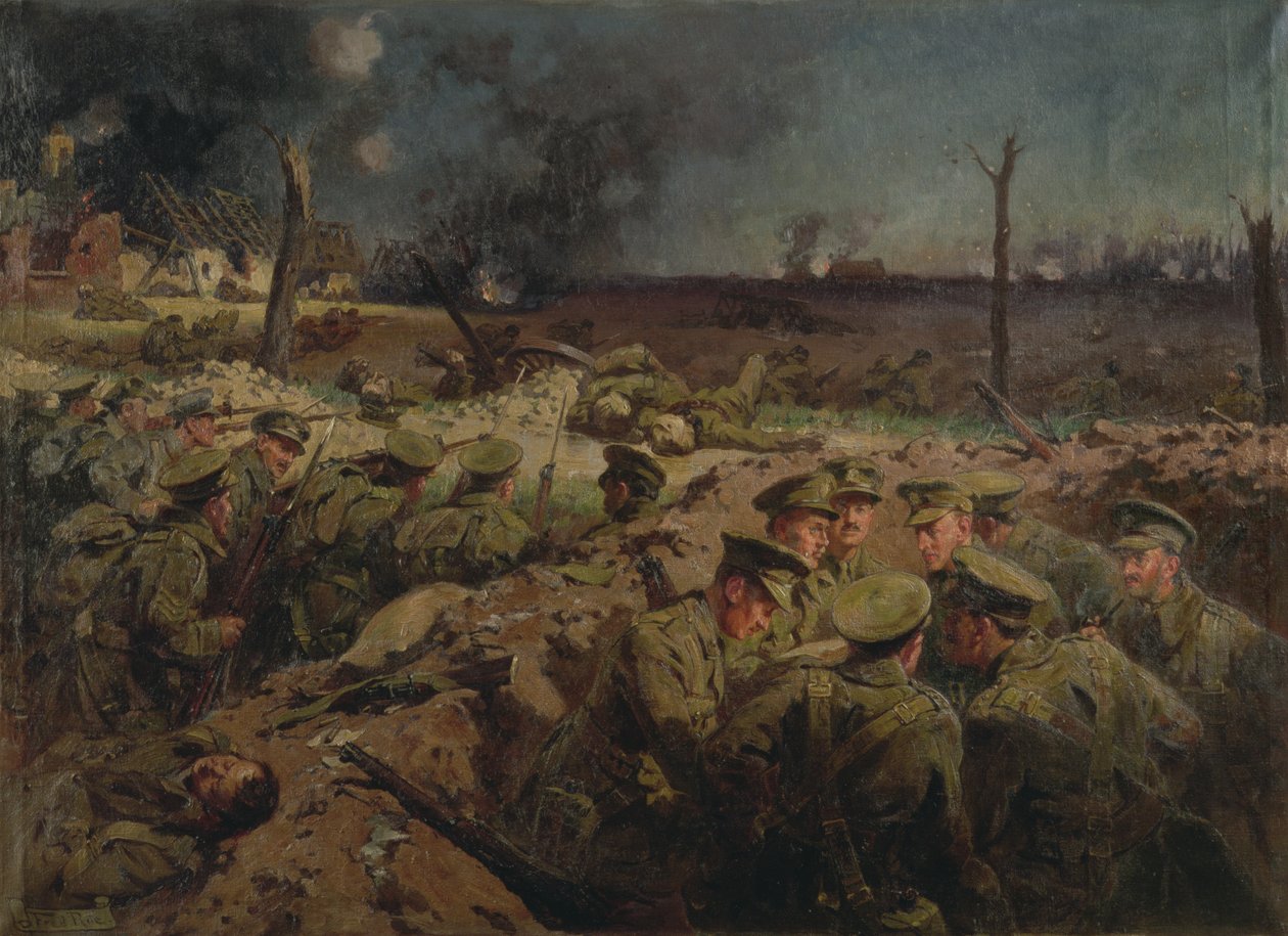 Les 4e Suffolks à Neuve-Chapelle le 11 mars 1915 - Fred Roe