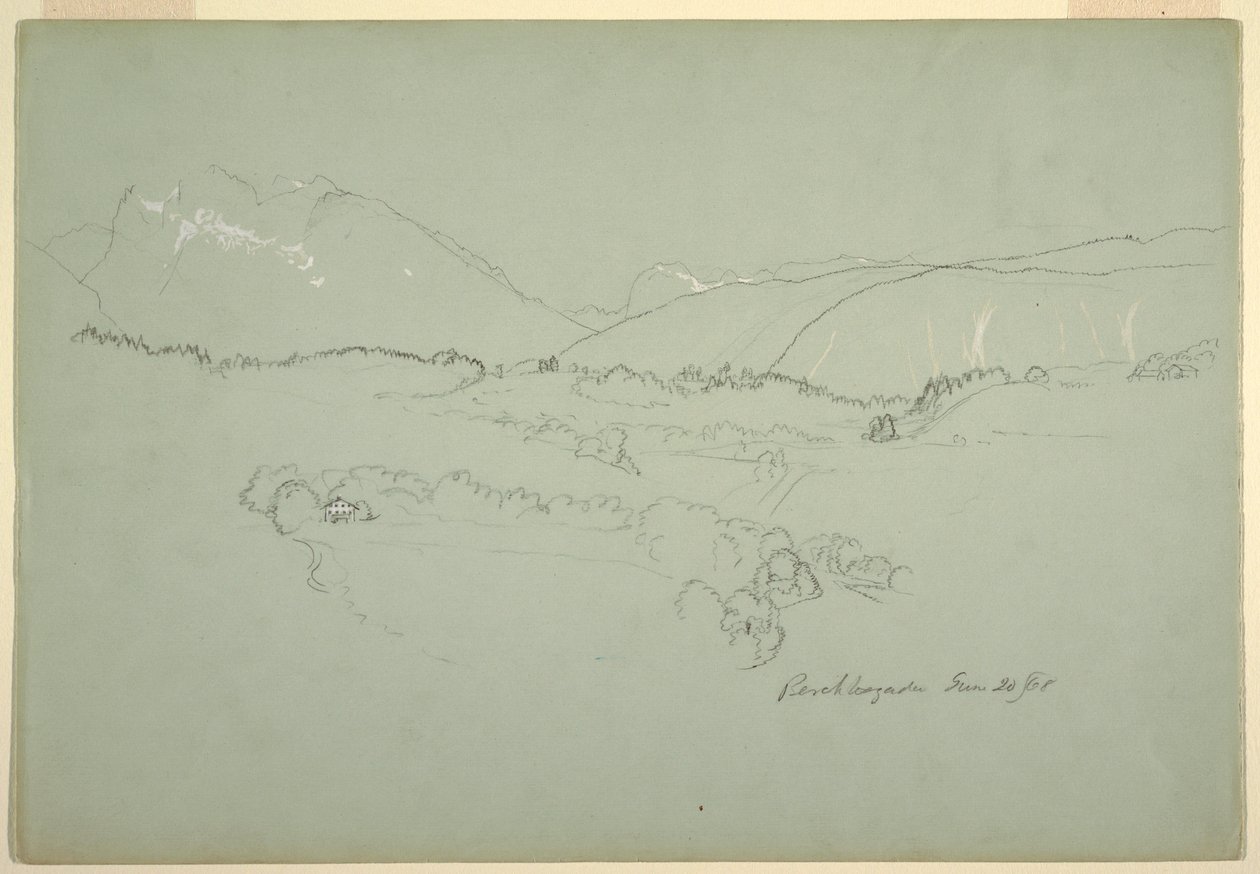 Nord-Est, près de Berchtesgaden, Bavière, 20 juin 1868 - Frederic Edwin Church